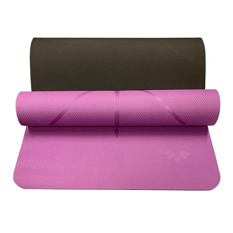 Thảm tập Yoga định tuyến Sportslink Zera TPE 2 lớp 8mm
