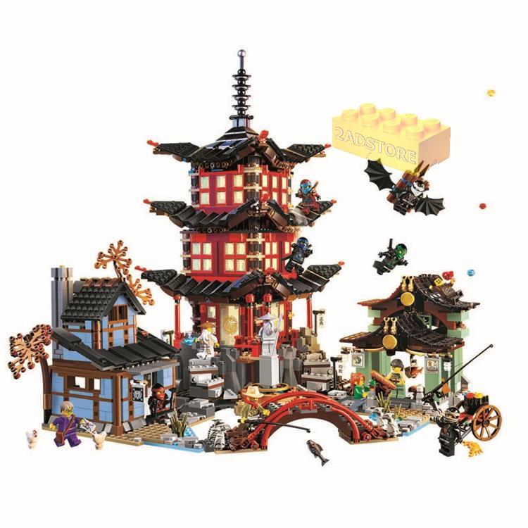 Đồ chơi lắp ráp - Đền Airjitzu - LEDUO 76013 - Ninja Thunder Swordman - Lắp ráp xếp hình nhân vật cho bé