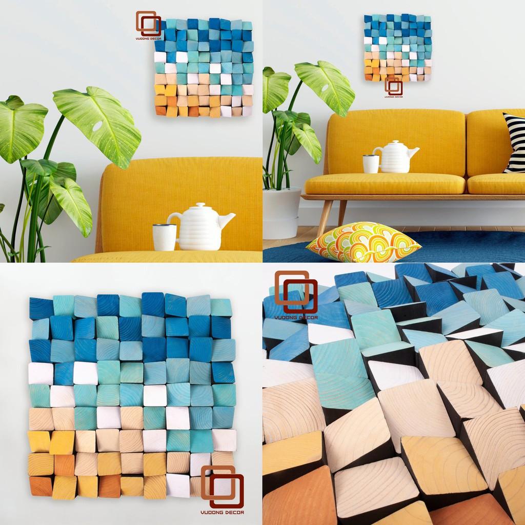 Tranh gỗ trang trí 3D XINH XẮN  -