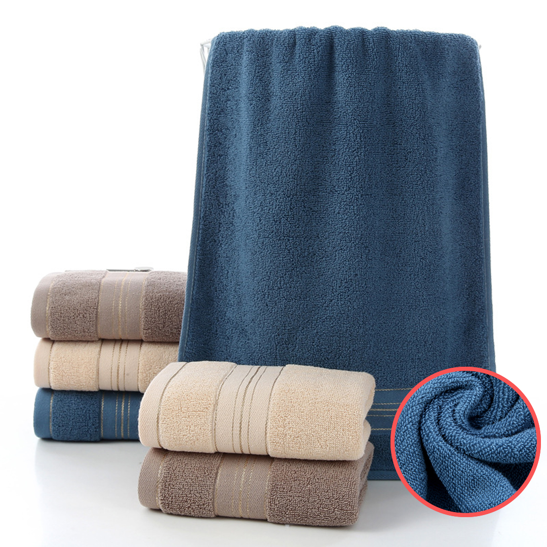 Khăn Mặt Cotton Khăn Tắm 34x75cm Khăn Lau Mềm Mại Thấm Hút Nước Nhanh Khô