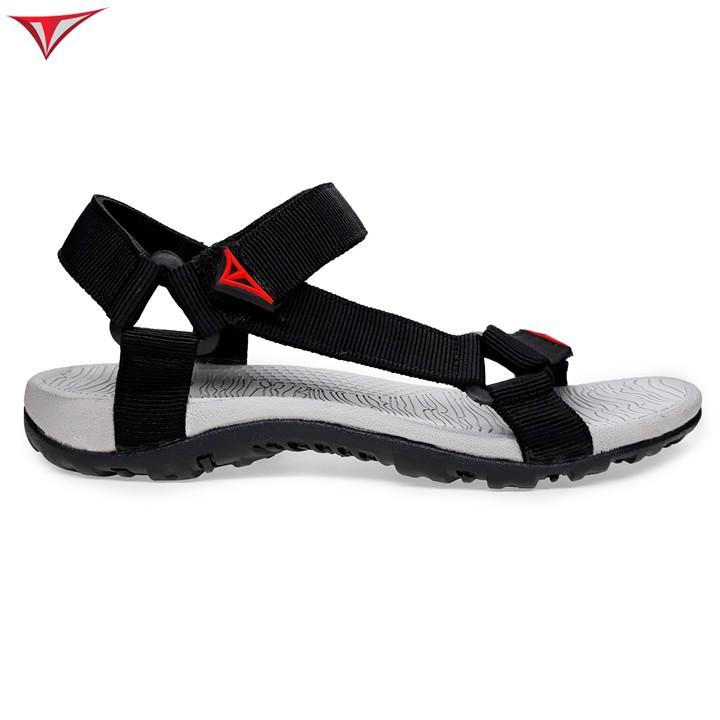 Giày Sandal Nam Việt Thủy Quai Chéo Đen - VT08