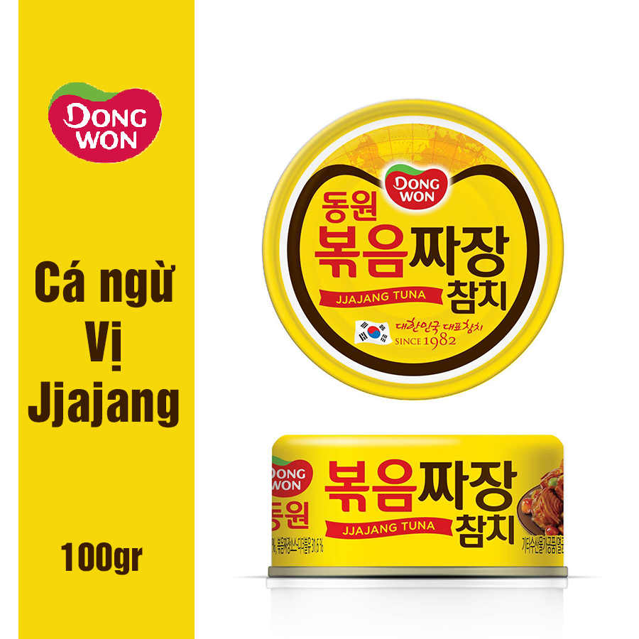 Cá ngừ Dongwon vị tương đen Jjajang (hộp 100g)