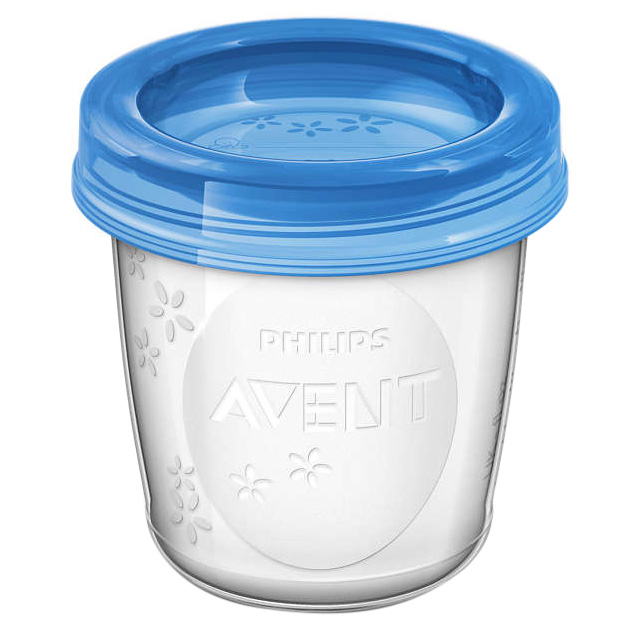 Cốc Trữ Sữa VIA Philips Avent (10Ly -180ml) - SCF618/10