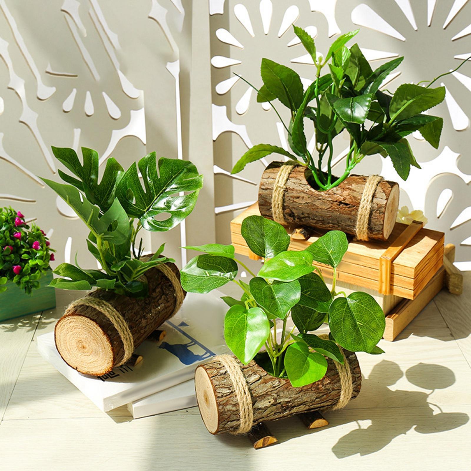 Artificial Potted Green Plants Small Potted Plants for Shelf Farmhouse