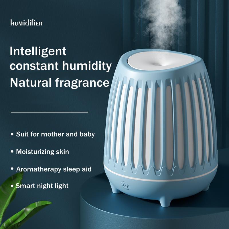 400Ml USB Thông Minh Siêu Âm Hương Thơm Máy Tạo Độ Ẩm Không Khí Khuếch Tán Có Đèn LED Đèn Ngủ Cho Nhà Làm Thơm Khuếch Tán Tinh Dầu