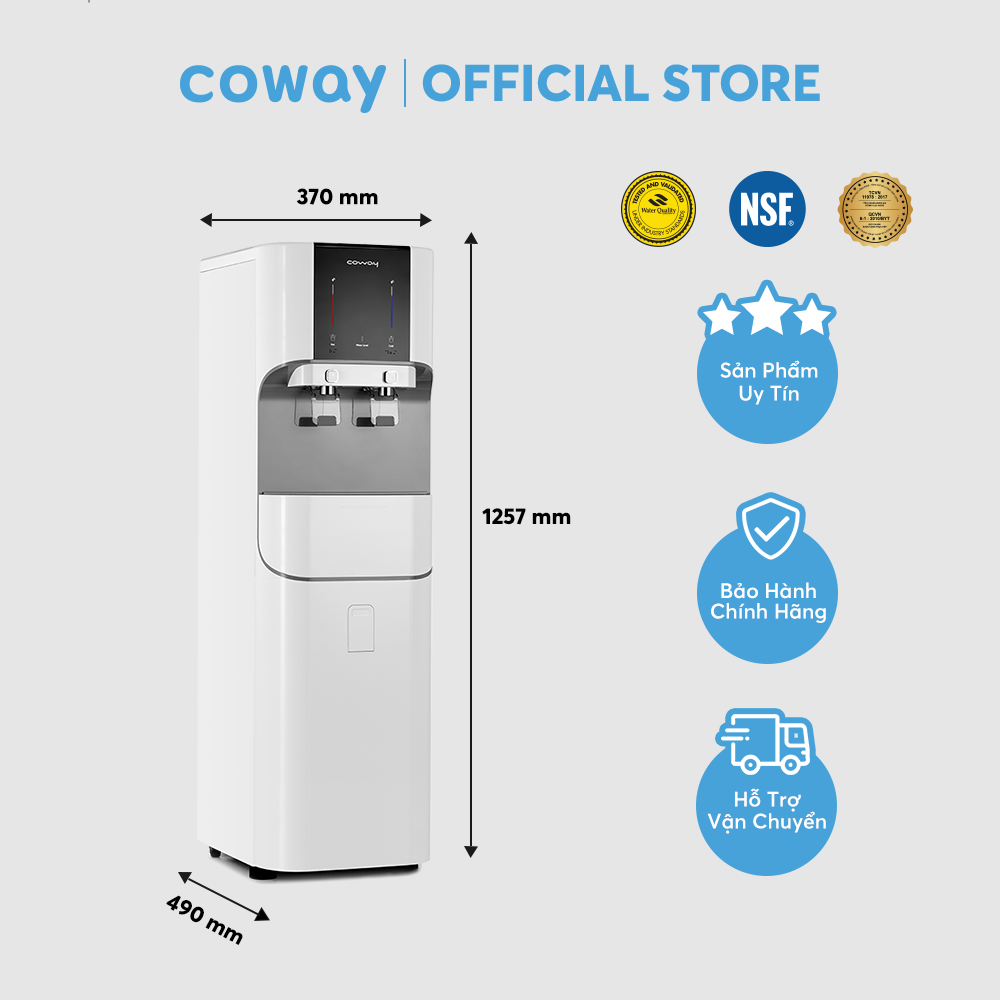 Máy lọc nước nóng lạnh Coway Core CHP-671R - Hàng chính hãng