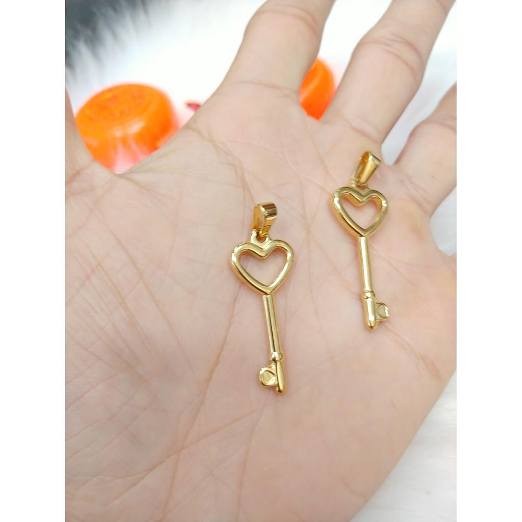 Mặt tượng Chiếc Chìa Khóa titanium cao cấp-Dùng lâu dài tắm rửa không đen