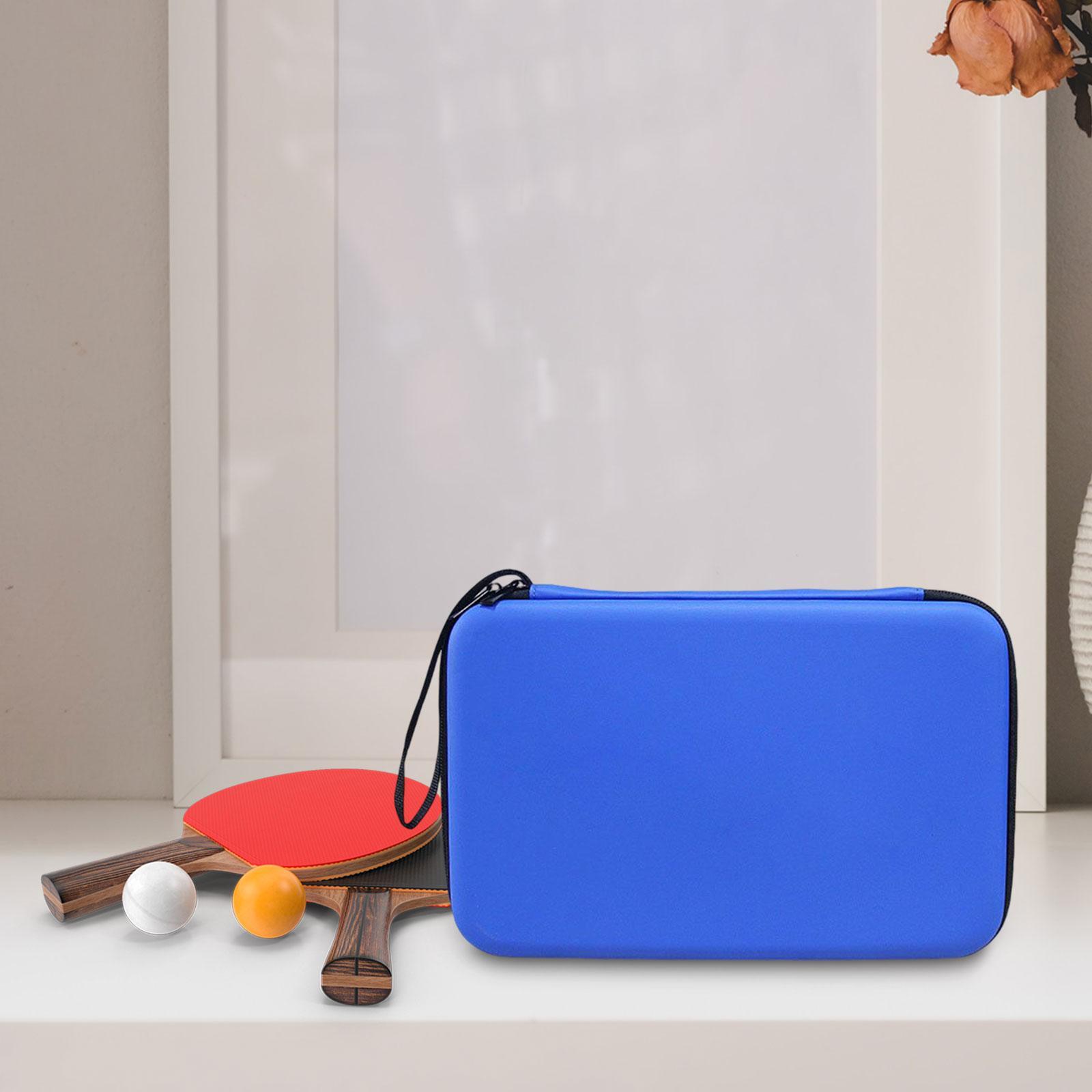 Table Tennis Paddle Case with Zipper Table Tennis Bag Portable Pong Paddle Bag for Outdoor