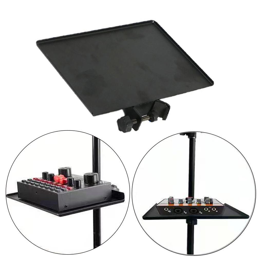 Heavy Duty Sound Card Tray Live Broadcast Microphone Stand Clip Holder Small