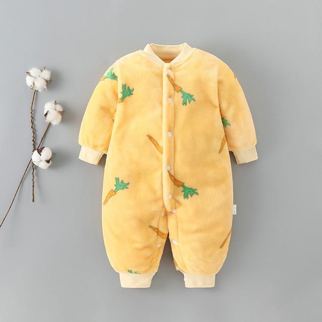 bodysuit nỉ lông cho bé , SIÊU ẤM hàng chuẩn quảng châu đẹp cho bé