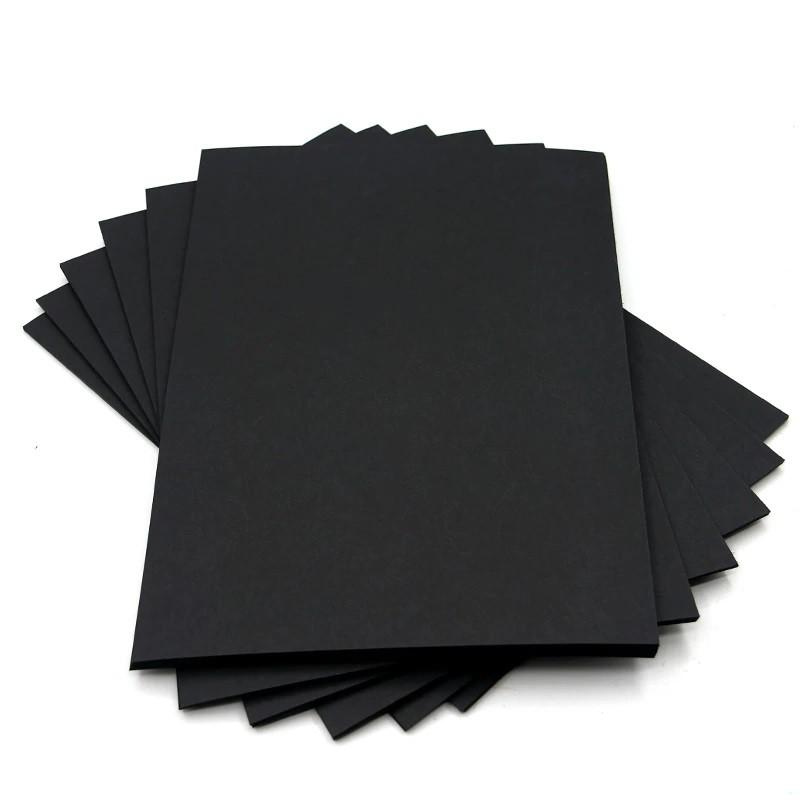 Giấy Kraft A4 nâu, đen, trắng - Nguyên liệu scrapbook, thiệp, hộp, túi, bìa sổ, đồ án