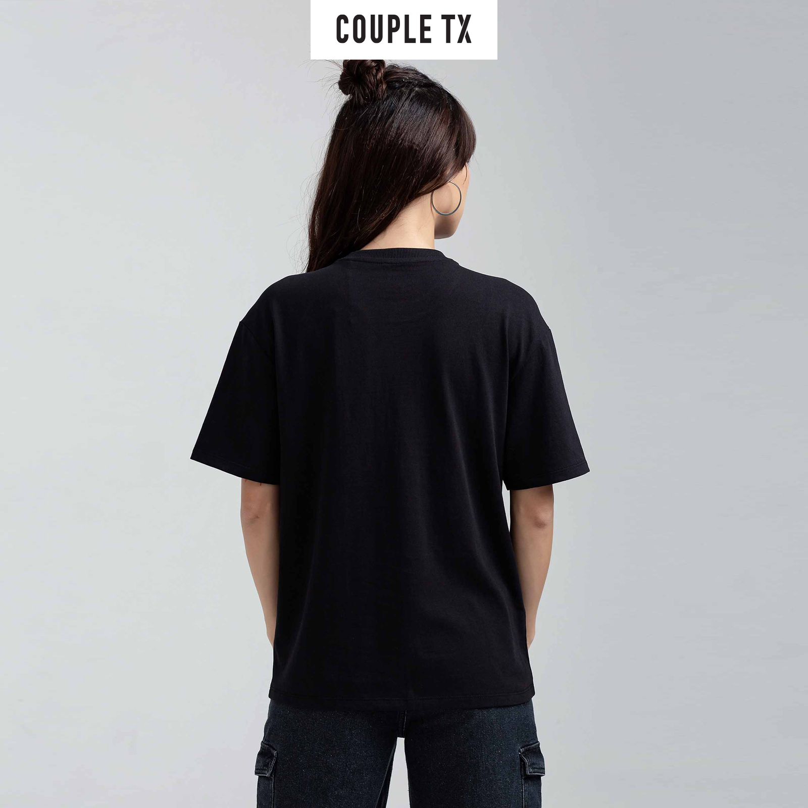 COUPLE TX - Áo Thun Nữ Cotton Relax In Tram Xe FF WTS 2184