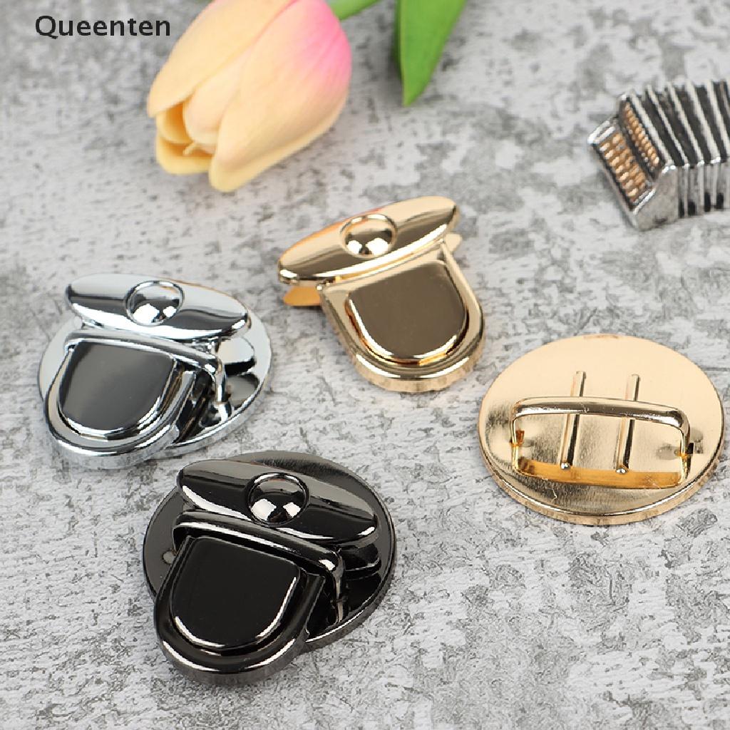 Queenten 2x Metal Lock Bag Case Buckle Clasp For Handbags Shoulder Bags Purse Accessories QT