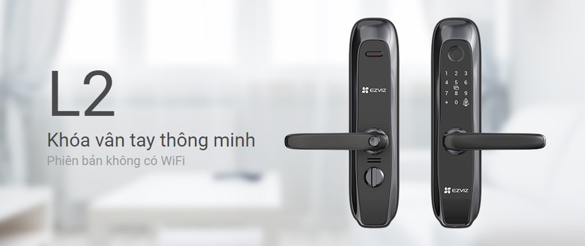 Khóa cửa điện tử vân tay thông minh EZVIZ L2 ) - Hàng Chính Hãng