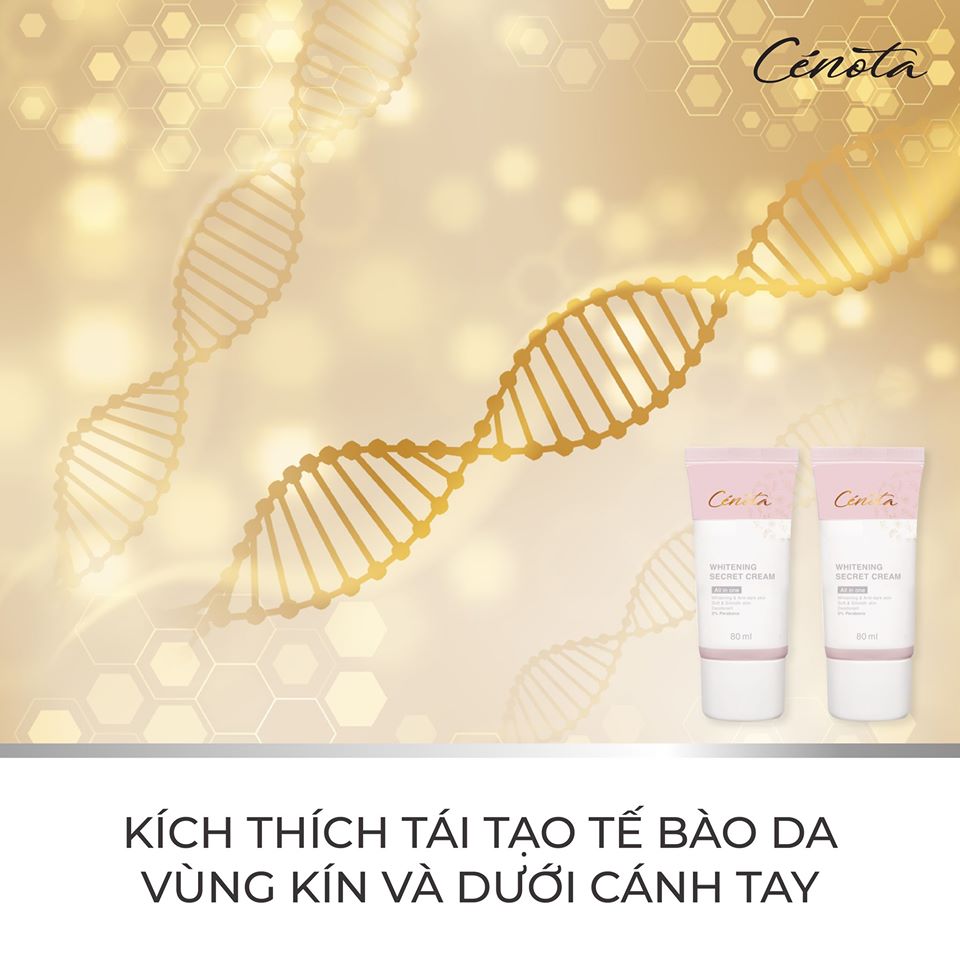 Kem mờ thâm vùng kín Thâm nách Thâm môi Thâm do mụn Cenota Whitening Secret Cream 80ml