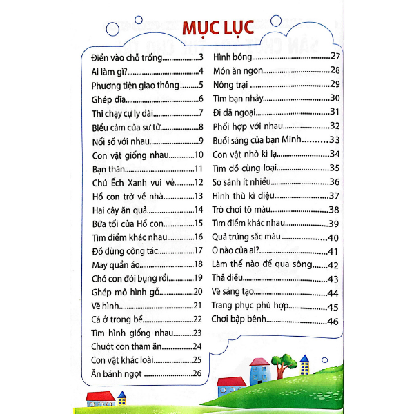 Sách Sân chơi trí tuệ cho trẻ - Não trái + Não phải 3 - 4 tuổi