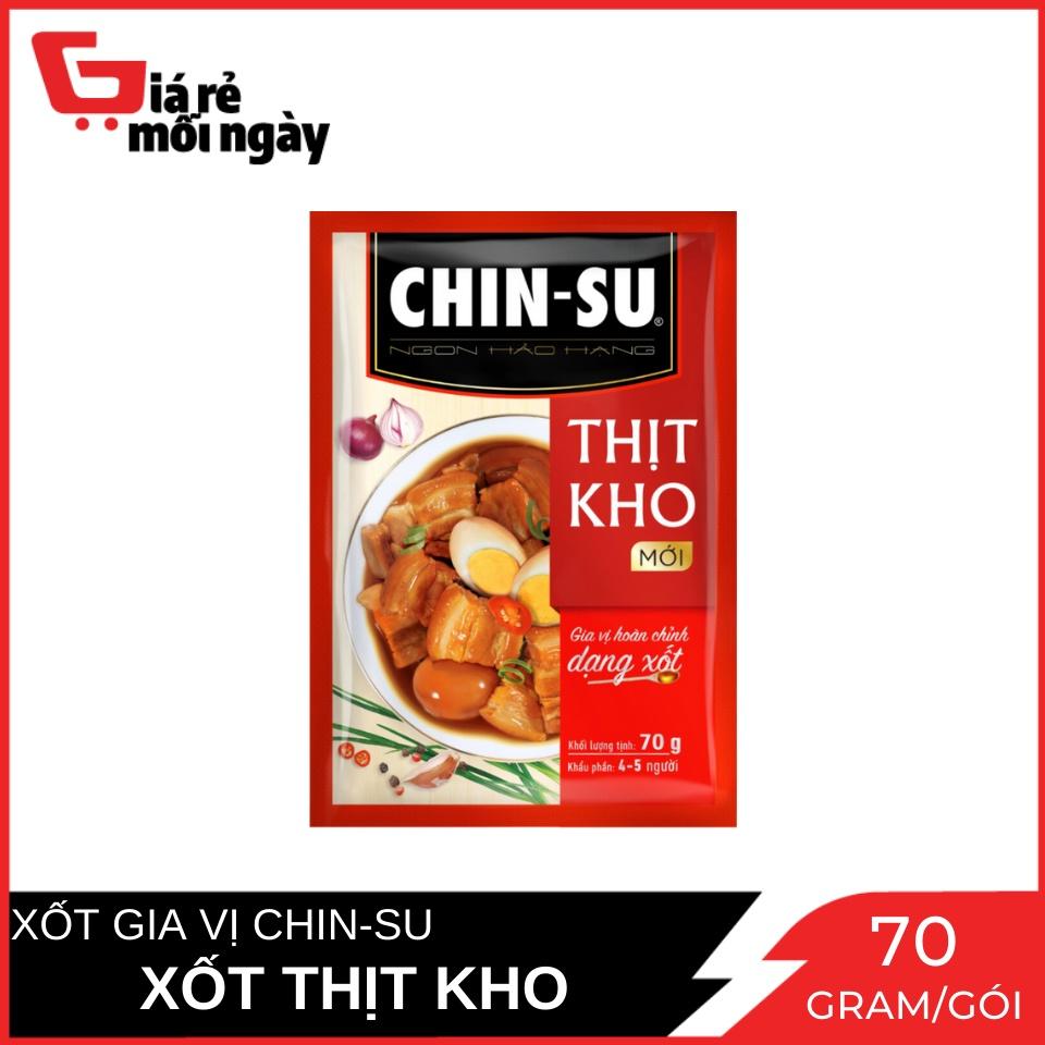 Gia vị CHIN-SU Hoàn chỉnh Xốt thịt kho Gói 70g