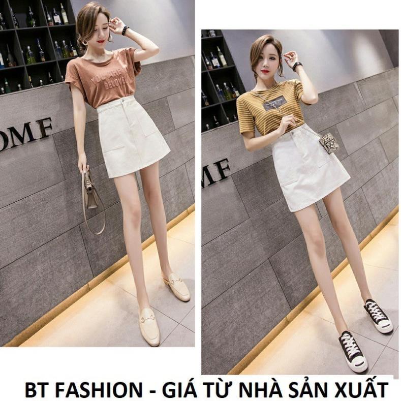 Chân Váy Ngắn Kaki Co Dãn Thời Trang Hot - BT FASHION