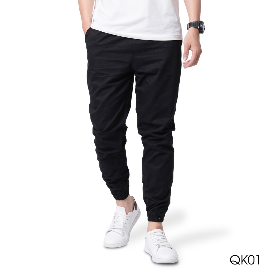 Quần Jogger nam, quần dài vải kaki bo ống full size- tsstore95