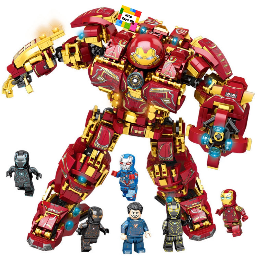 Đồ Chơi Xếp Lắp Ráp Robot Hulkbuster Mech 1450 Chi Tiết Mã 76026 Cho Trẻ Từ 6 Tuổi