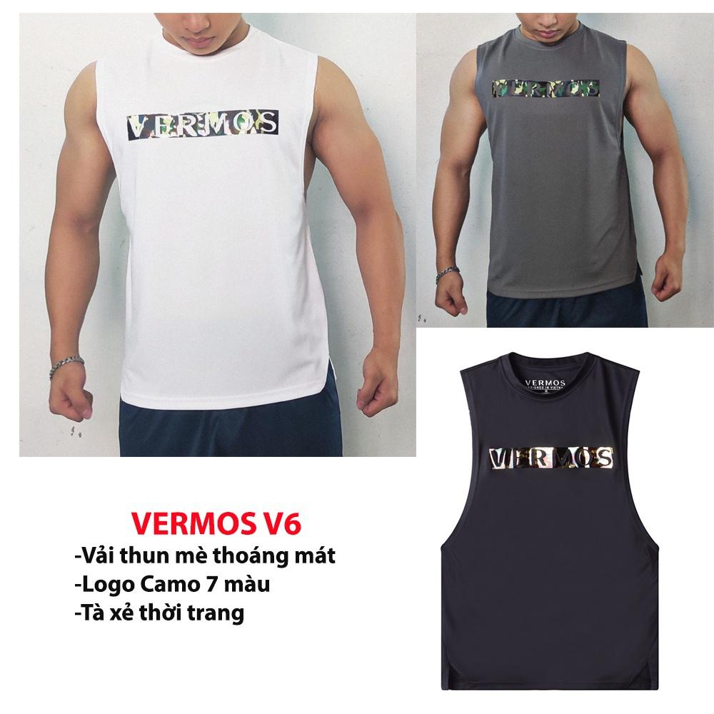 Áo Ba Lỗ Tập Gym Nam,Áo Tanktop THORS VERMOS Camo V6