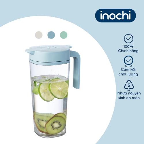 Bình nước cao cấp Inochi - Biwa 1.6L màu Trắng/Xanh