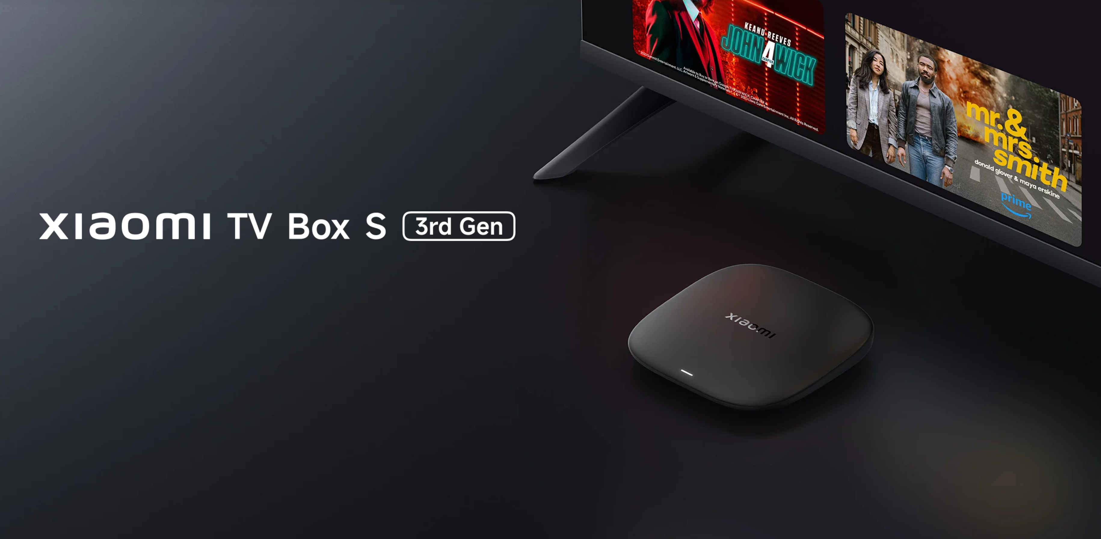 Tivi box Xiaomi Mi box S Gen 3 Google TV UHD 4K(3840×2160p) - Hàng chính hãng