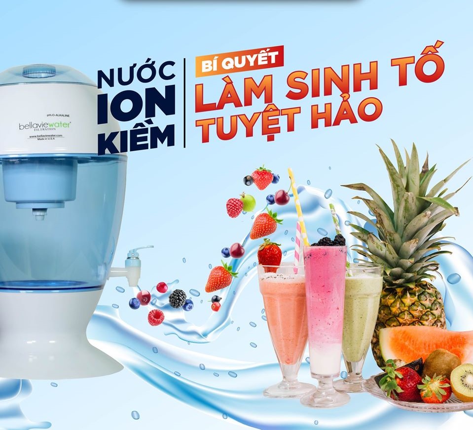 Bình Lọc Nước Ion Kiềm BellaVie Water