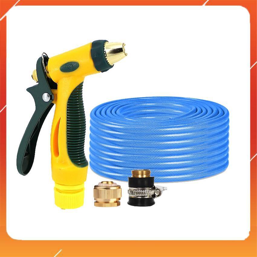 Bộ dây vòi xịt nước rửa xe, tưới cây tăng áp 3 lần,loại 3-5M 206317