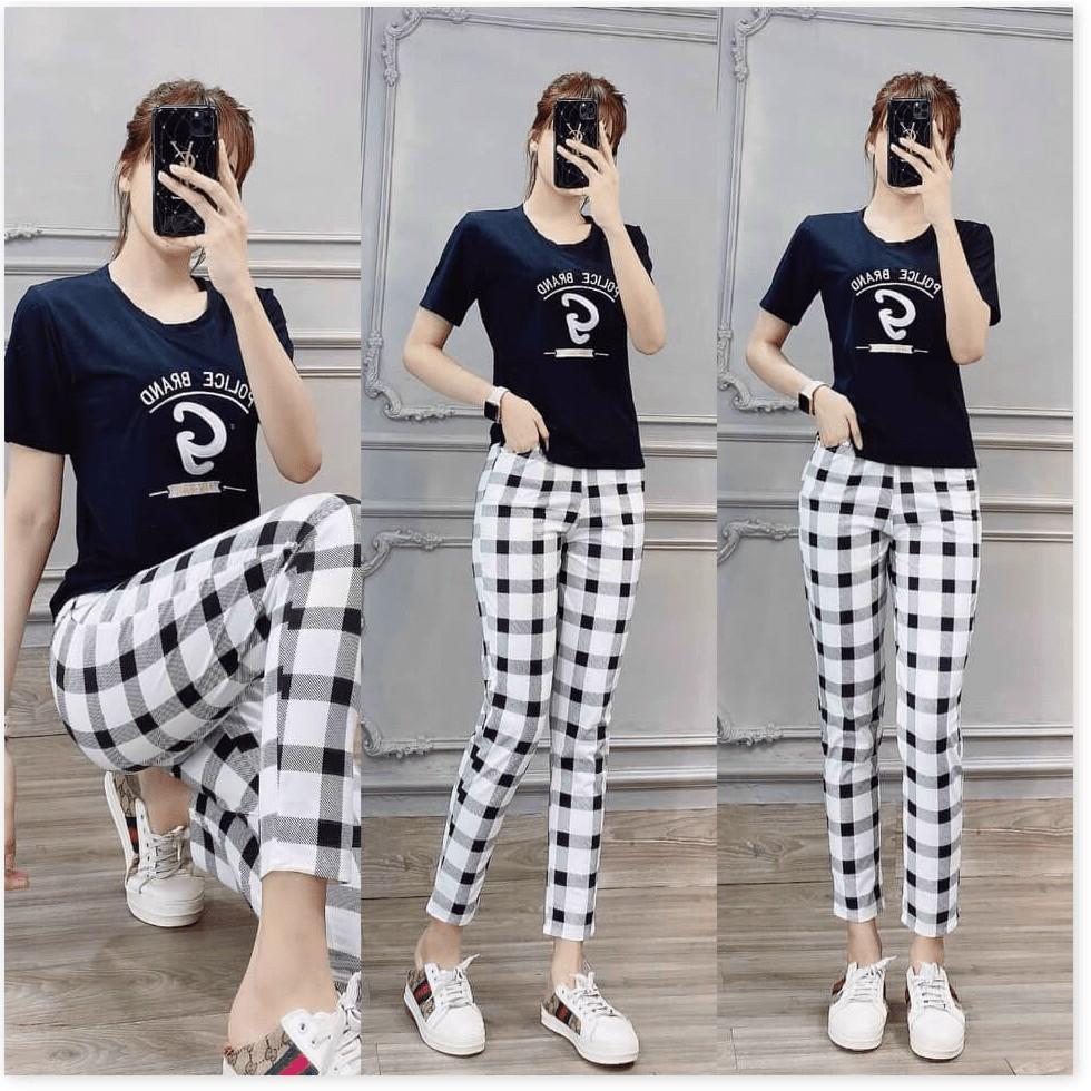 Set bộ thun Cotton NỮ DÀI MẶC NHÀ
