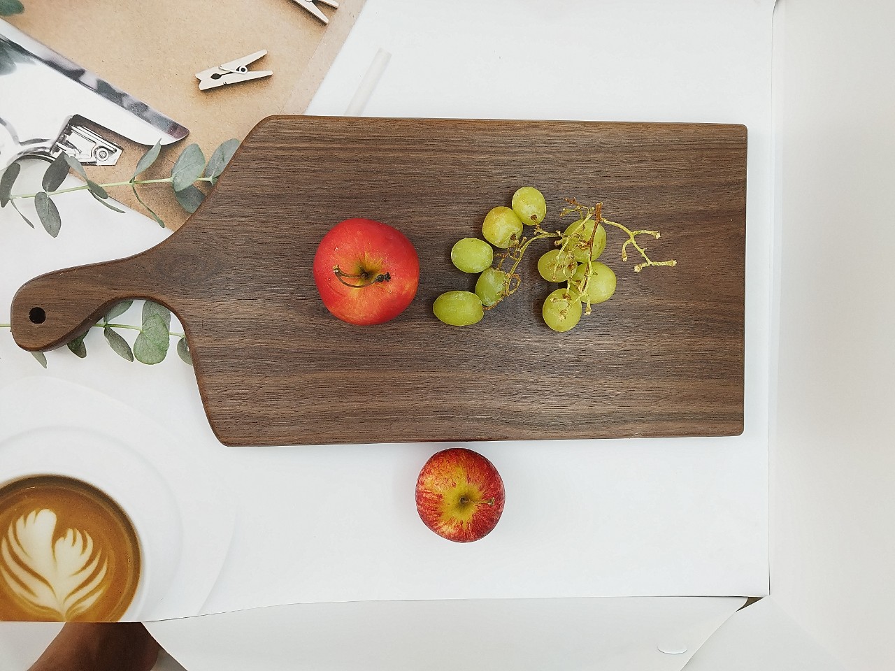 Thớt Gỗ Ốc Chó Bền Đẹp Sang Trọng Dùng Thái Cắt An Toàn Vệ Sinh - Kích Thước 45x20x2 cm