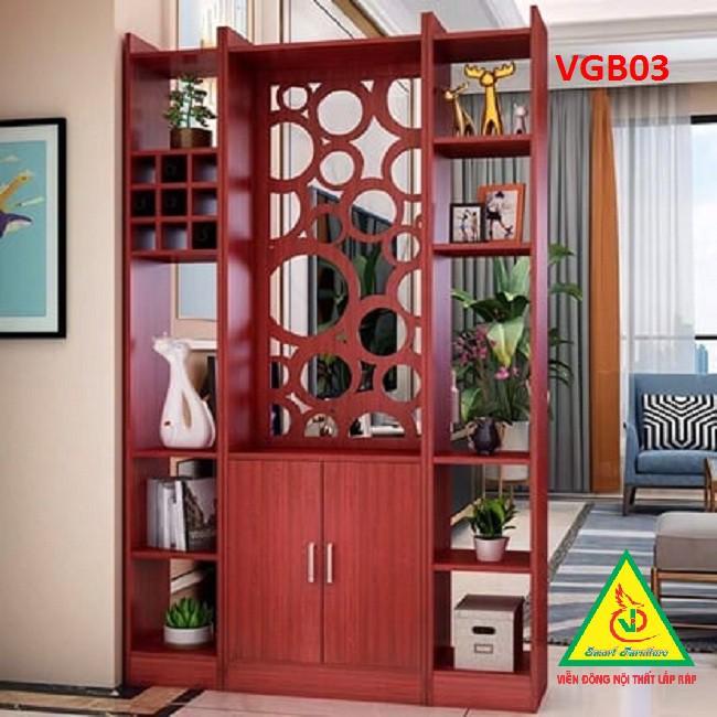 TỦ KỆ VÁCH NGĂN PHÒNG KHÁCH , NHÀ BẾP VGB01