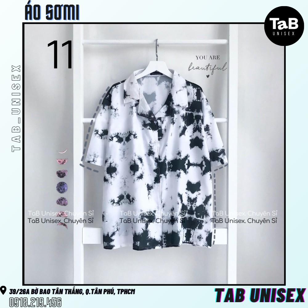 Áo Sơ mi họa tiết Form Rộng Dể Thương S11 - TAB UNISEX