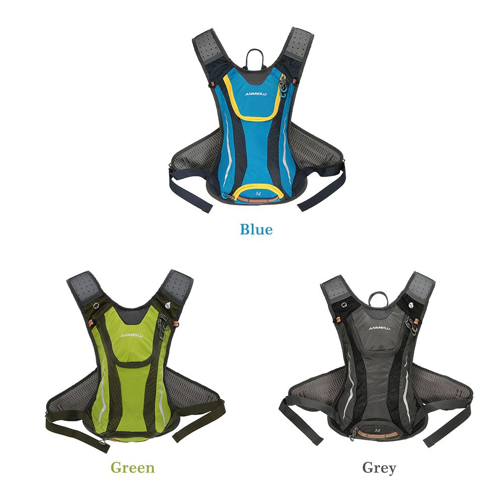 Áo Vest Balo Bền Chống Nước Phù Hợp Cắm Trại Thể Thao Ngoài Trời Leo Núi Anmeilu Dung Tích 5L