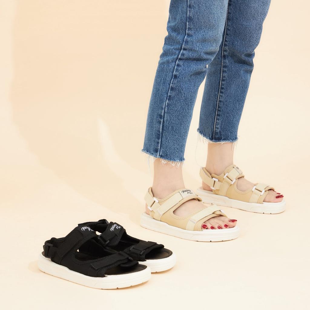 Giày MWC 2933 - Giày Sandal Nữ Quai Ngang Đế Bằng Kiểu Dáng Streetwear Năng Động Thời Trang