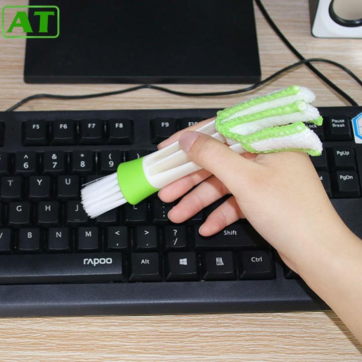 Chổi Quét Vệ Sinh Khe Điều Hòa Ô Tô Xe Hơi, Khe Bàn Phím Đa Năng
