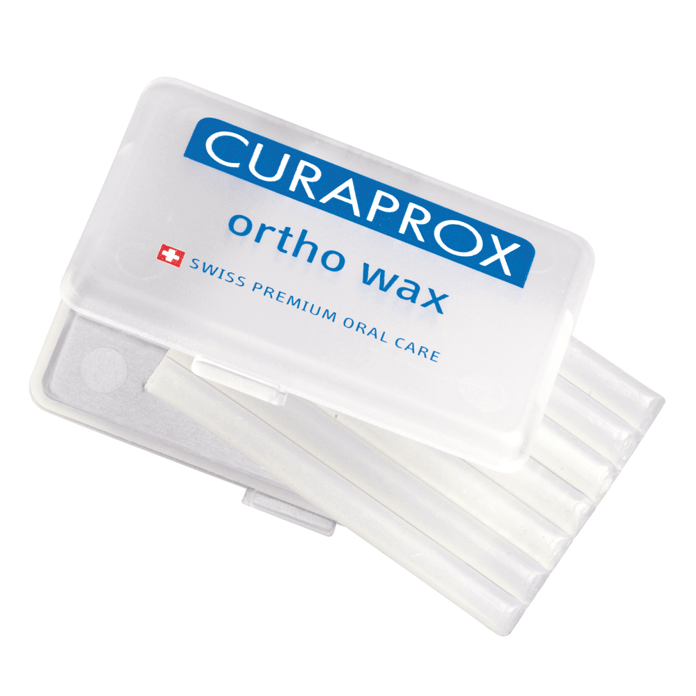 Hộp 7 thanh sáp chỉnh nha mùi bạc hà Curaprox Ortho Wax