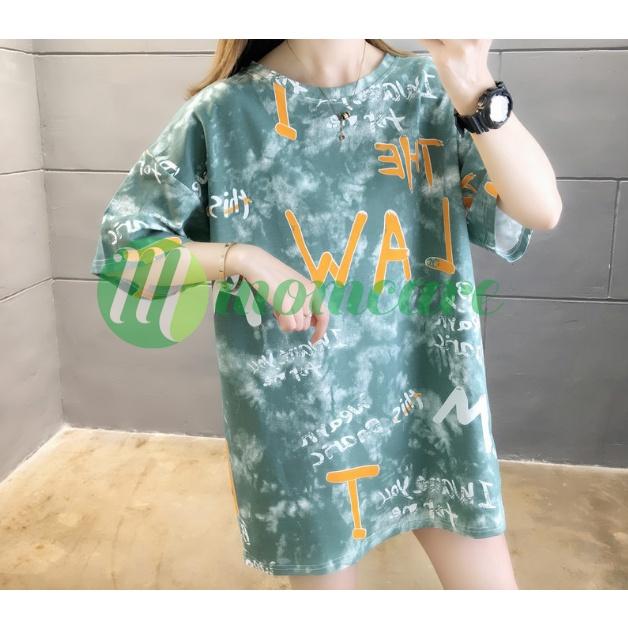 Áo thun loang oversize - Áo phông cotton nam nữ unisex Hàng đẹp Quảng Châu Loại 1 giá rẻ thời trang mùa hè, thu đông