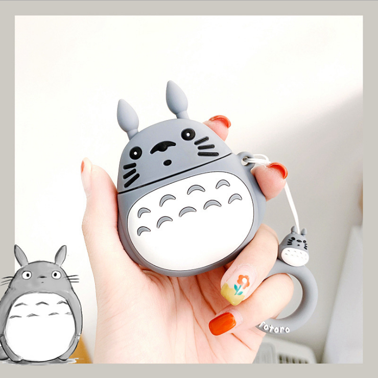 Vỏ ốp bảo vệ tai nghe không dây bluetooth 1/2/Pro chống va đập - Totoro