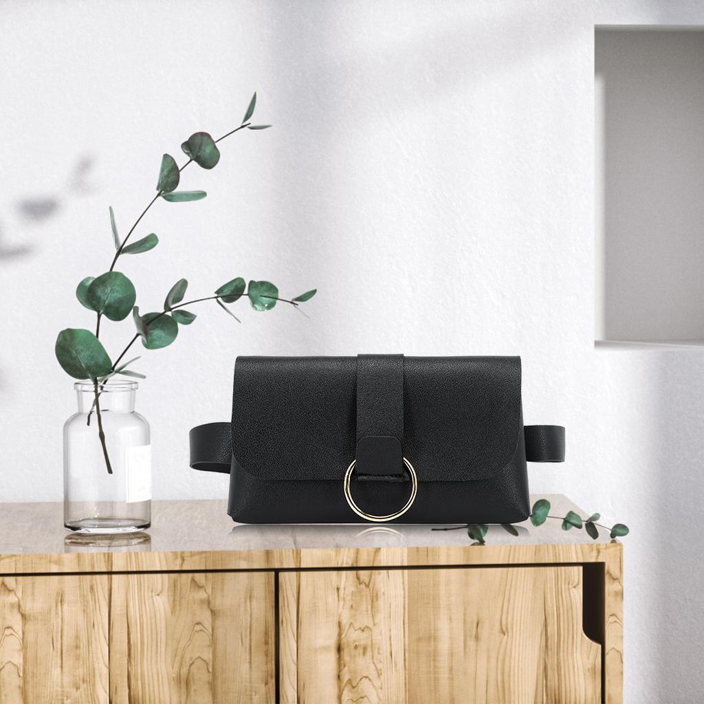 Fanny Pack PU Leather  Purse Waist Bag