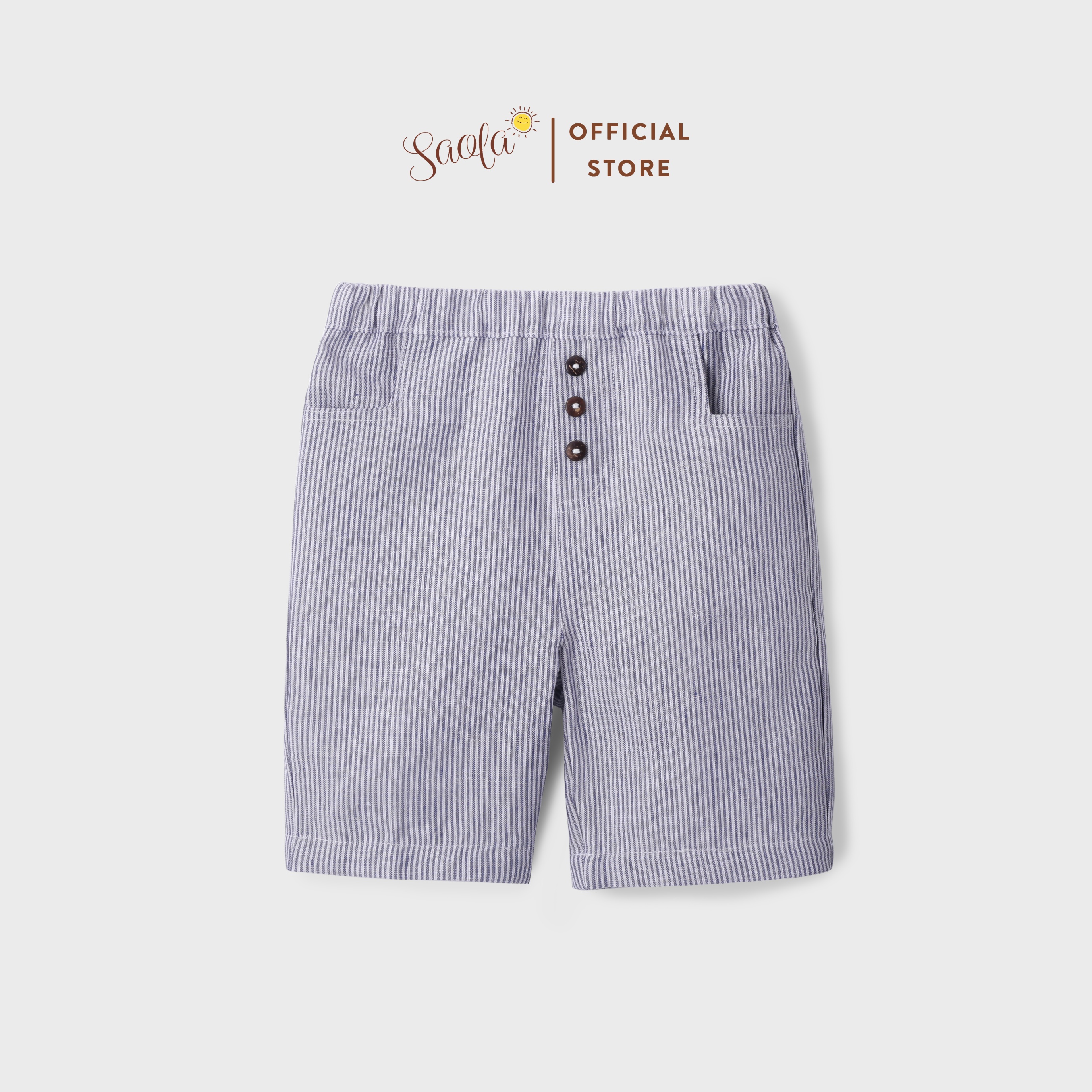 Quần Short Linen Cho Bé Trai Sành Điệu - MUDELI PANTS - PAL012 - SAOLA KIDS CLOTHING