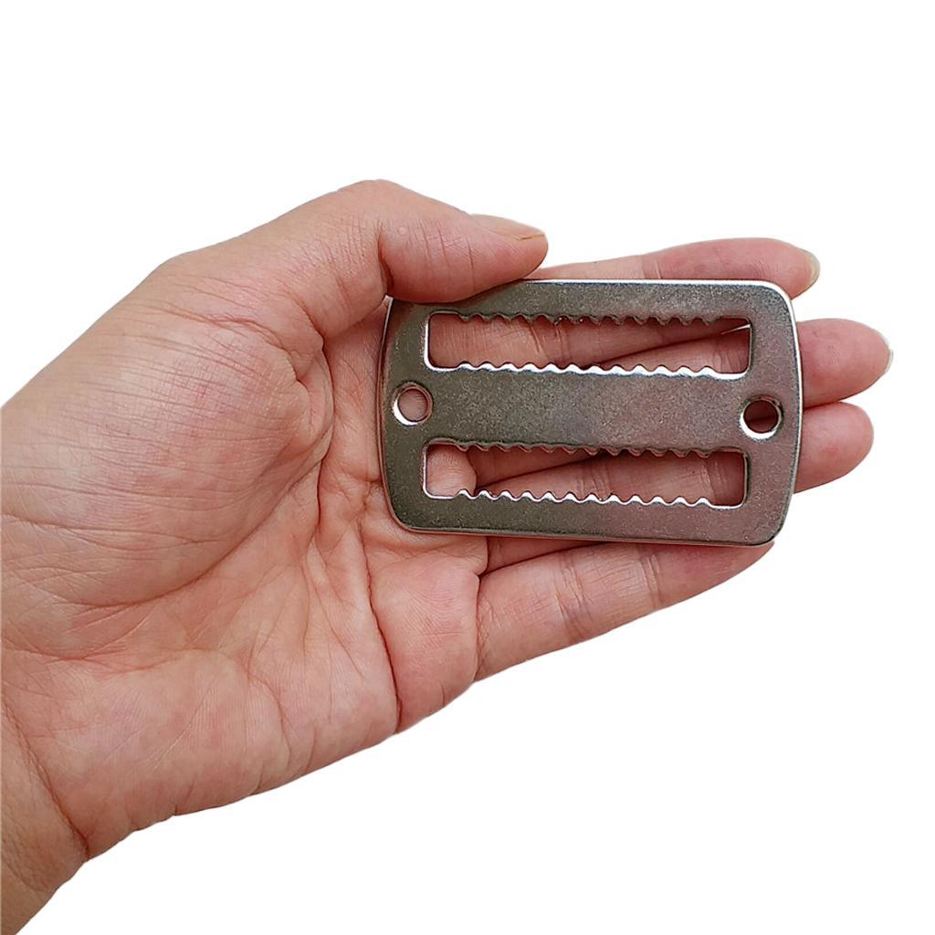 Stainless Steel Weight Belt Slide Standard - 2inch Scuba Diving Weight Stopper Keeper Retainer