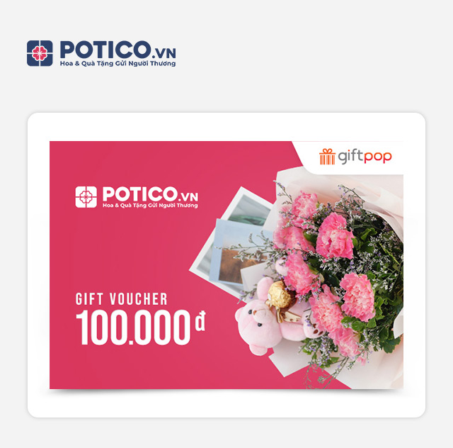 Hình ảnh Phiếu Quà Tặng Potico 100K