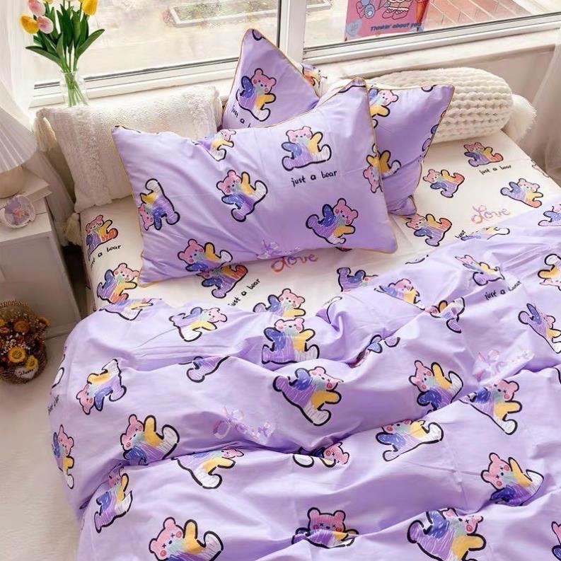 Bộ Chăn Ga Gối Phong Cách Hàn Quốc Mẫu mới nhất 2021