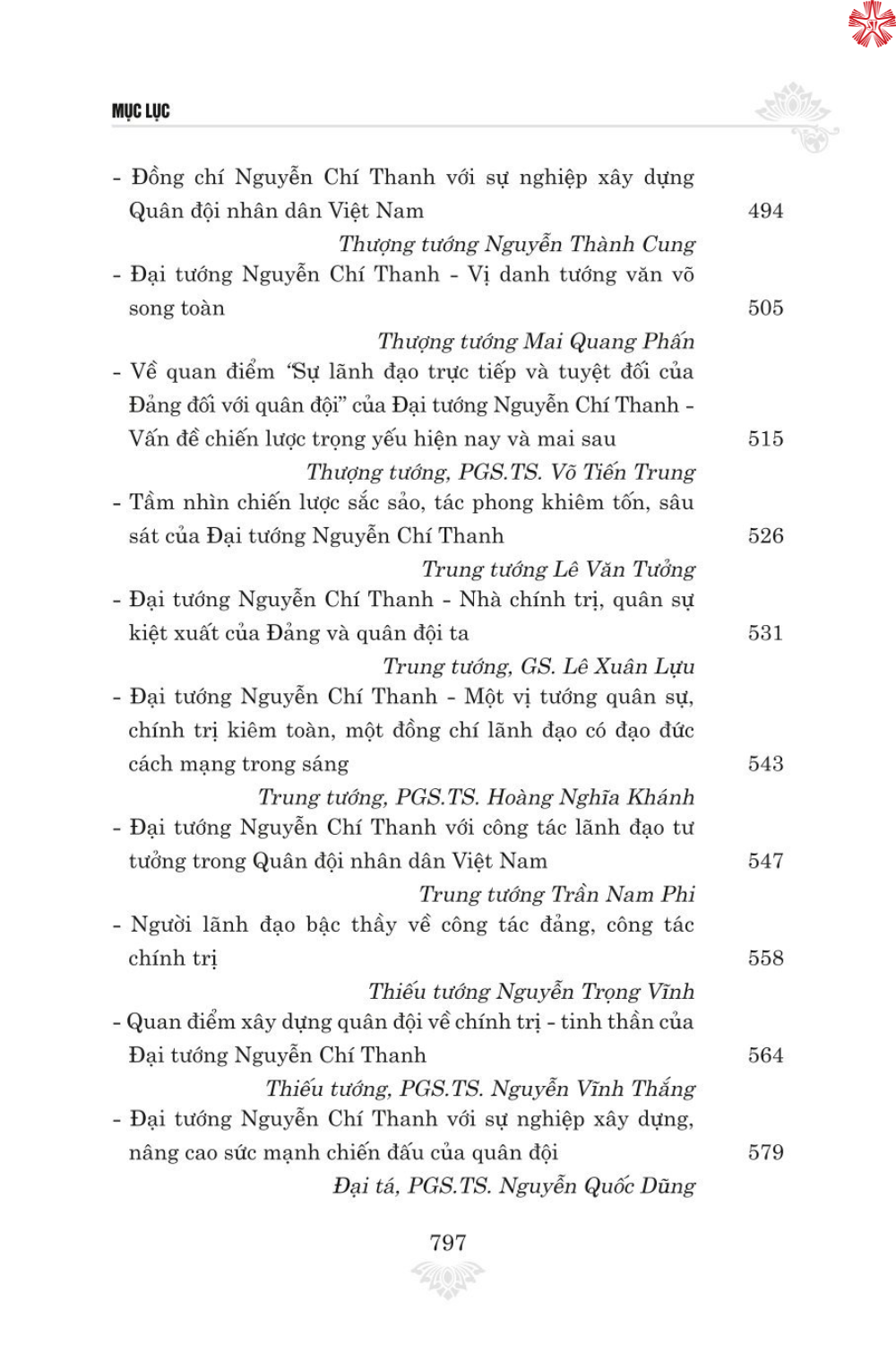 Đại tướng Nguyễn Chí Thanh nhà lãnh đạo xuất sắc của Đảng vị tướng tài ba của quân đội nhân dân Việt Nam ( bản in 2024)
