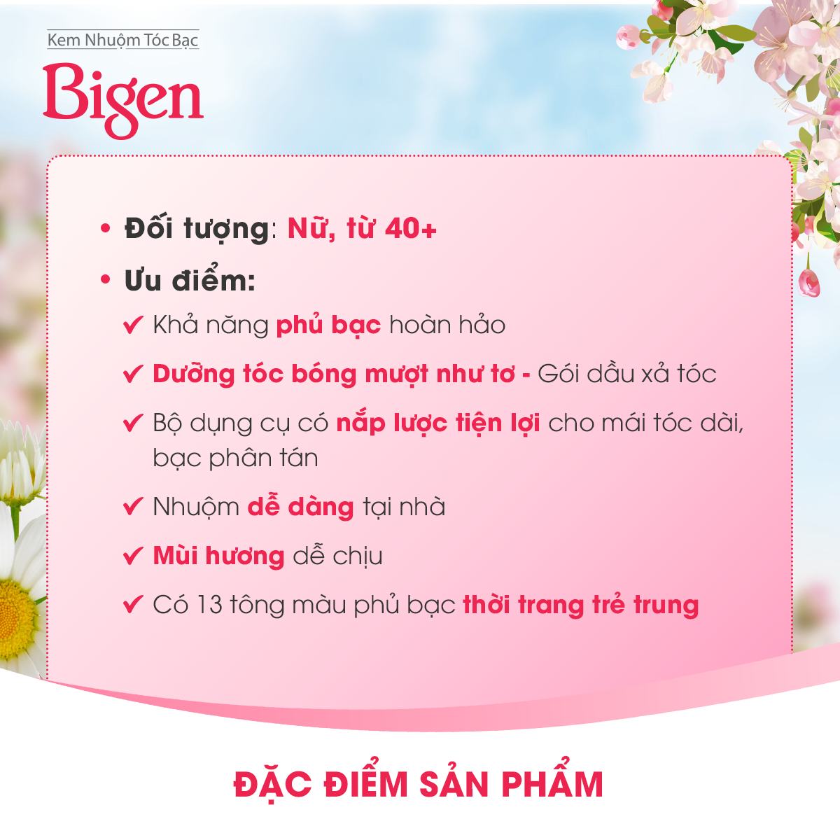 Thuốc nhuộm dưỡng tóc phủ bạc thảo dược Bigen Silk Touch Thương hiệu Nhật Bản Sắc Màu trẻ trung 80ml dạng kem - BST 8N