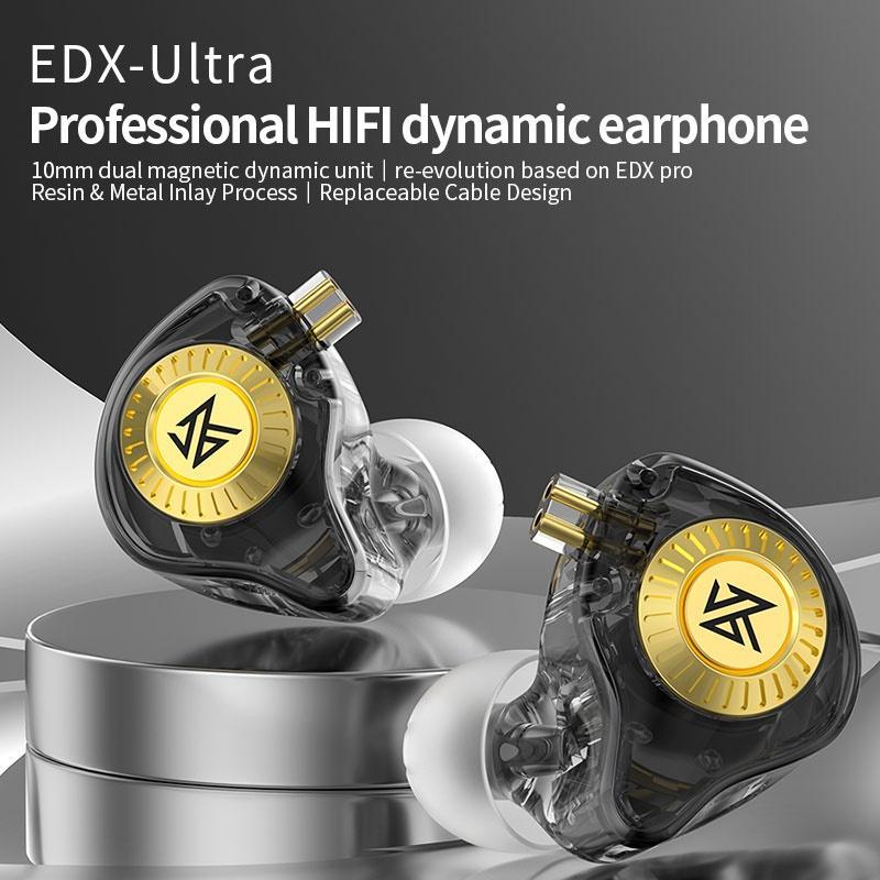 Tai Nghe Nhét Tai KZ EDX Ultra HiFi Chống Ồn Kèm Dây Cáp Thay Thế