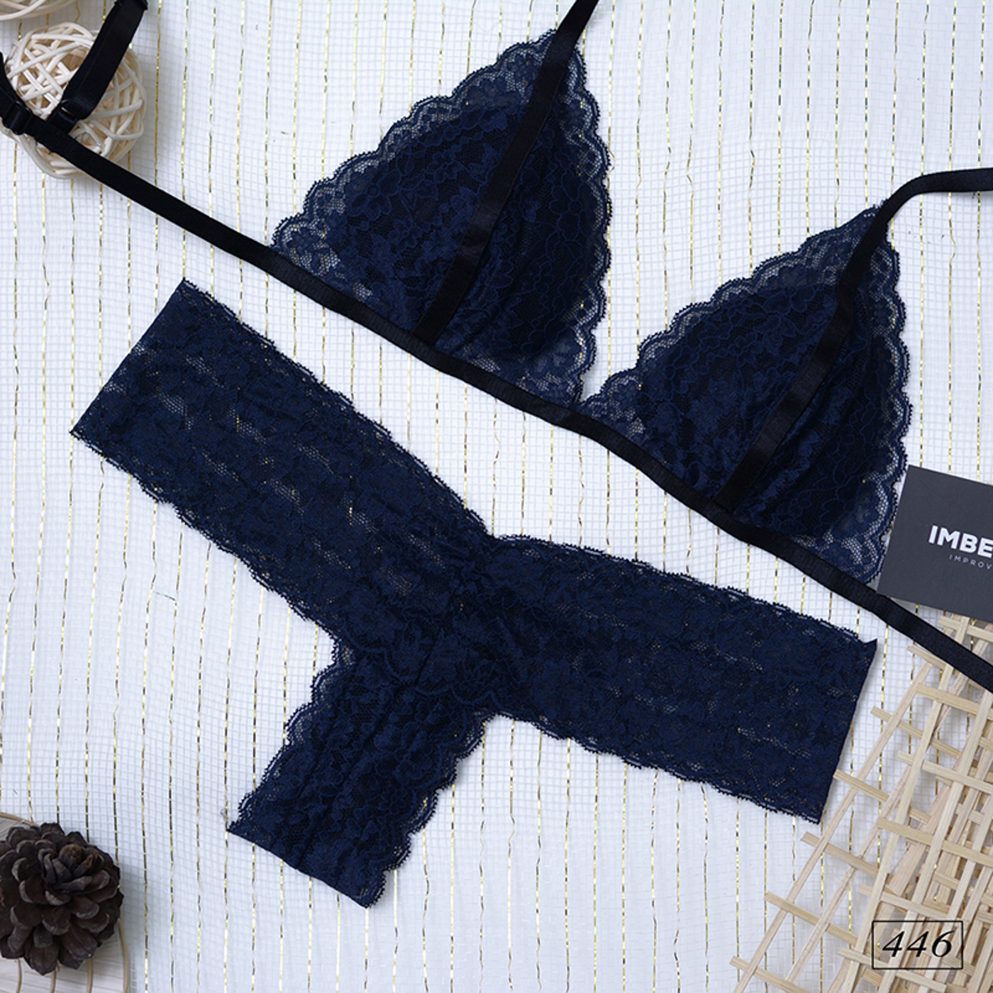 Bộ đồ lót nữ Sexy Bralette ren cao cấp R446