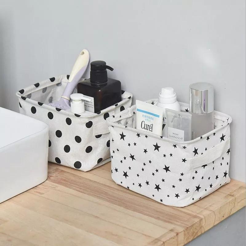 Giỏ đựng đồ bằng vải nhỏ gọn xinh xắn