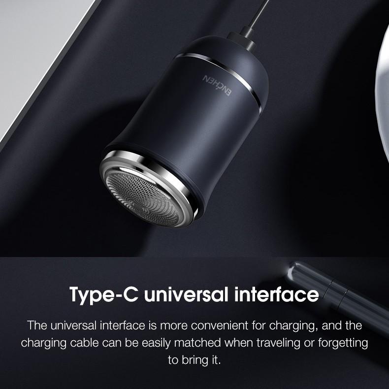 ENCHEN Máy Cạo Râu Xiaomi Ecochain Es1 Cổng Type-C Usb Chất Lượng Cao